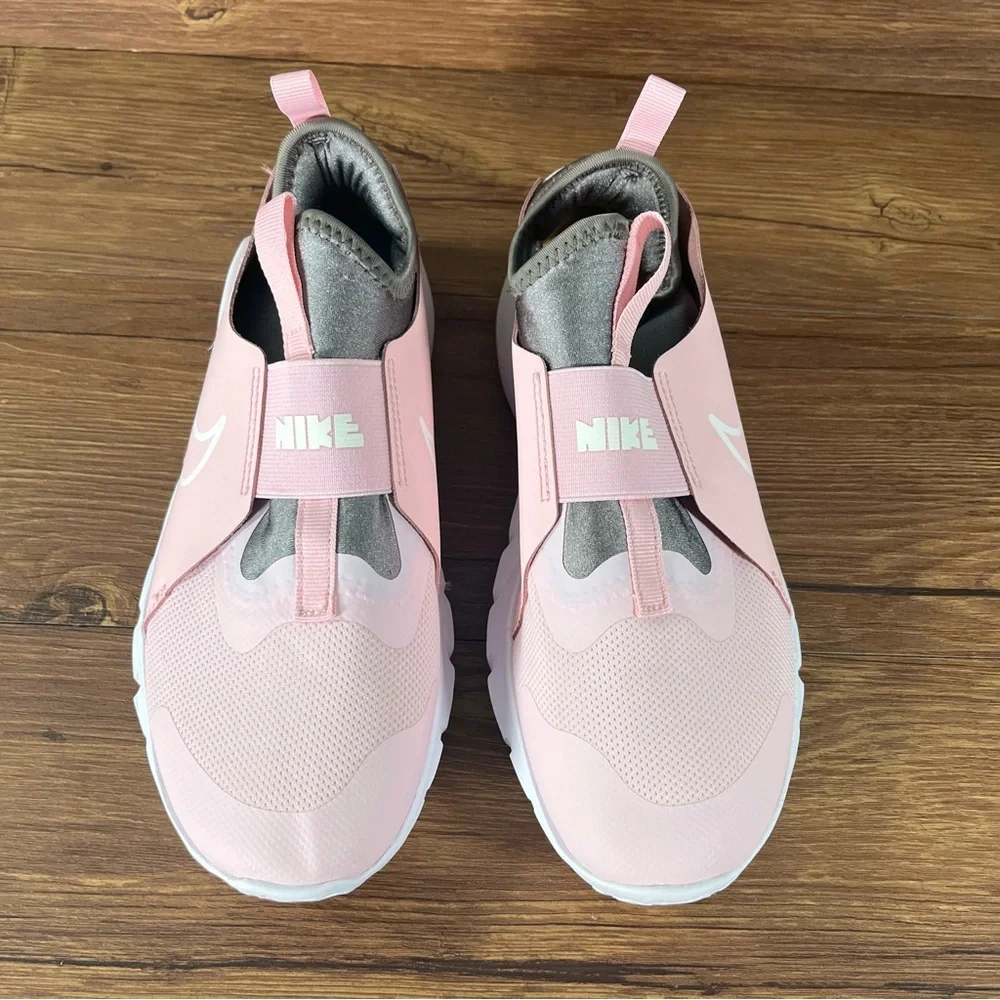 NIKE FLEX RUNNER 2 Pink Slip-On Athletic Sneakers Size 5.5Y Shoes‎